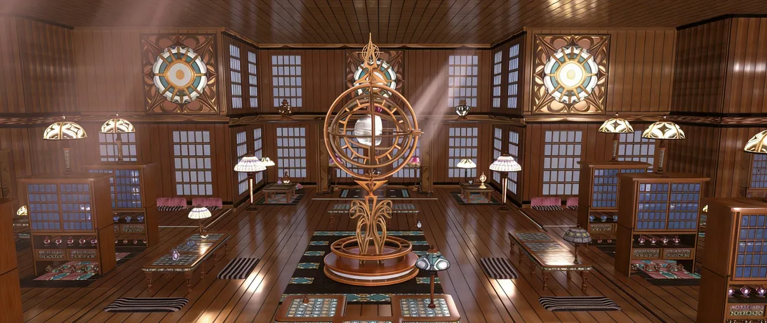 3D场景、卡通风格、复古奇幻风，场景设计主题