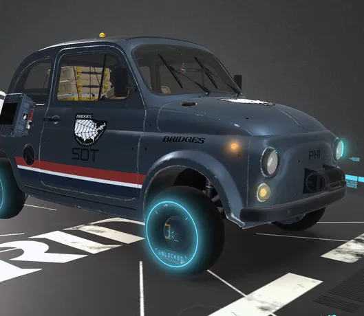 死亡搁浅游戏道具汽车展示动画