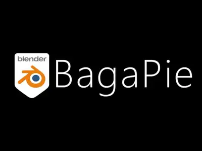 Blender自然环境植物石头插件预设包 BagaPie Modifier Assets V10.4.4+预设库