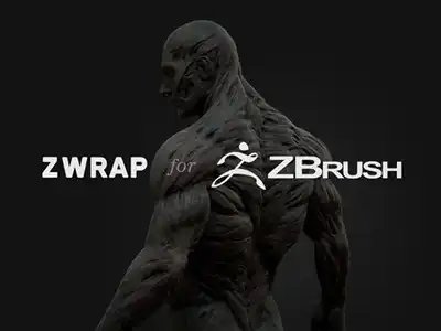 ZBrush模型拓扑插件 Faceform ZWrap V2024.6.2