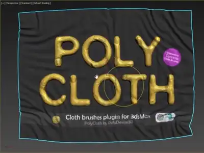 3DS MAX布料模拟动画插件 CGTrader – PolyCloth v2.06 for 3ds Max 