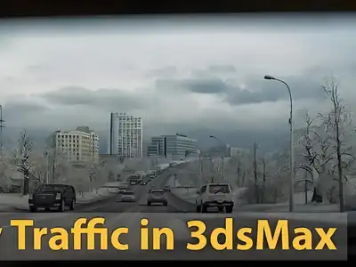 城市交通系统模拟插件破解版 CityTraffic V2.039 For 3DS MAX 2014 – 2024