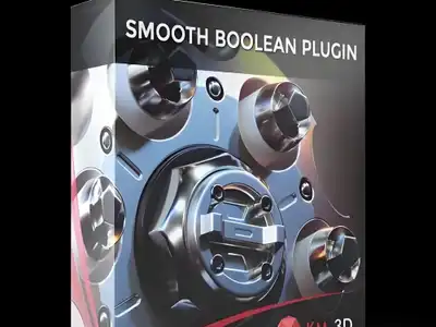 3DS MAX布尔插件破解版 Smooth Boolean v2.1 for 3ds Max 2015 – 2024