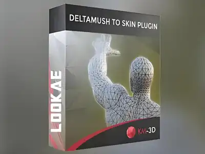 3DS MAX蒙皮权重平滑修改器插件破解版 DeltaMush to Skin v1.0 for 3ds Max 