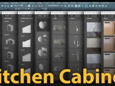 3DS MAX建筑门窗橱柜生成器插件 ArchvizTools Generators For 3DS MAX 