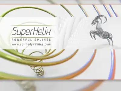 3DS MAX螺旋状样条线插件 SuperHelix V1.20 for 3DS MAX 2012 – 2024