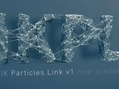 Blender点线连接线条动画插件 Particles Link