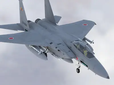 三菱F‑15DJ 鹰式双座战斗机带驾驶舱