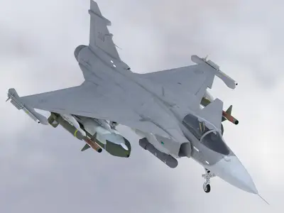 萨博JAS-39E鹰狮多用途战斗机带驾驶舱