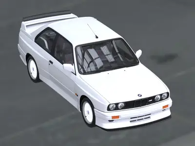 宝马E30M3汽车赛道街车带内饰