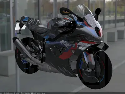 宝马 M1000RR 属于现代摩托车交通工具