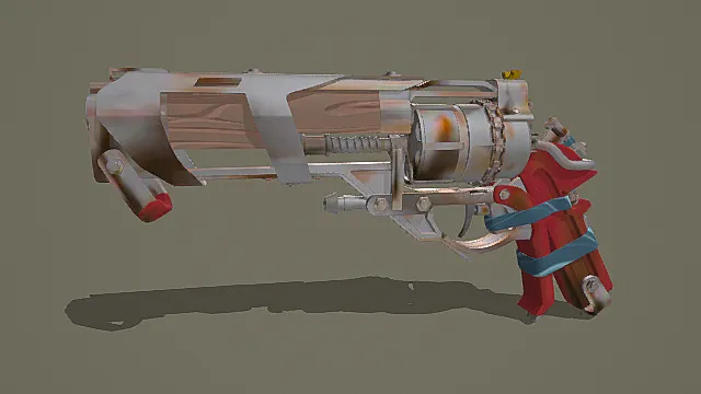 废土拼凑风杂合改造枪械3D模型