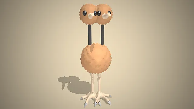 嘟嘟利  宝可梦  鸵鸟体态  卡通形象  飞行属性