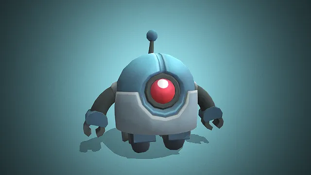 纳妮  荒野乱斗  远程爆发战士  小机器人  游戏模型