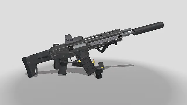 3D枪械武器  写实风格  次世代模型  枪械造型  枪械