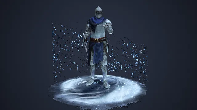 引导护身符骑士 3D模型