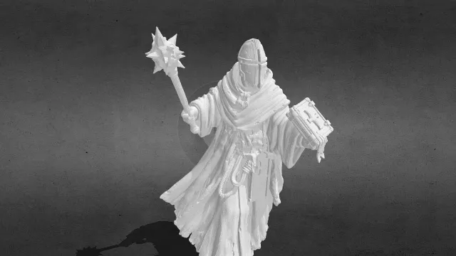战壕远征 武士祭司 战士牧师 stl.stl