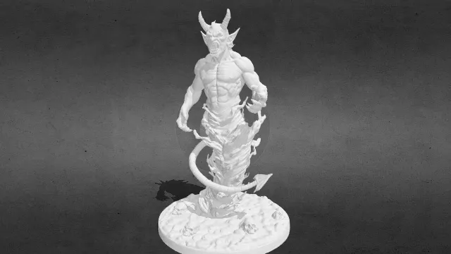 火焰恶魔巨灵stl.stl