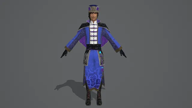 紫蓝谋臣·华贵型阵营文臣套装