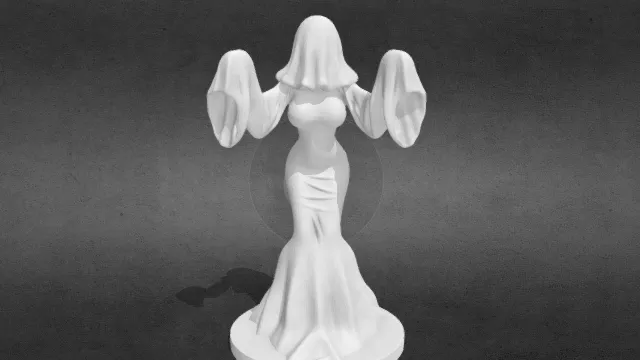 扬手幽灵娘_obj.obj