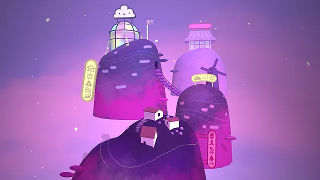 梦幻浮空岛  治愈风  儿童向  卡通场景