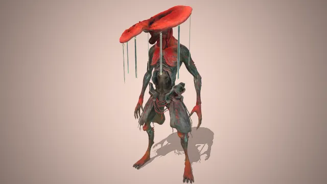 黑神话  九叶灵芝精  妖怪  建模  游戏