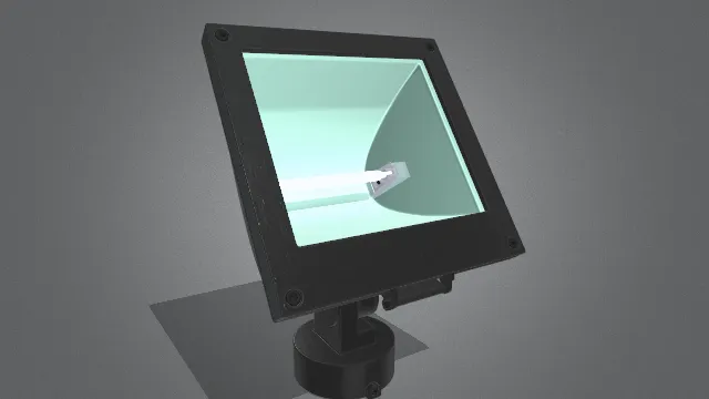 LED射灯的3D模型