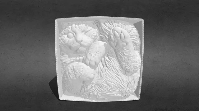 一盒猫咪stl.stl