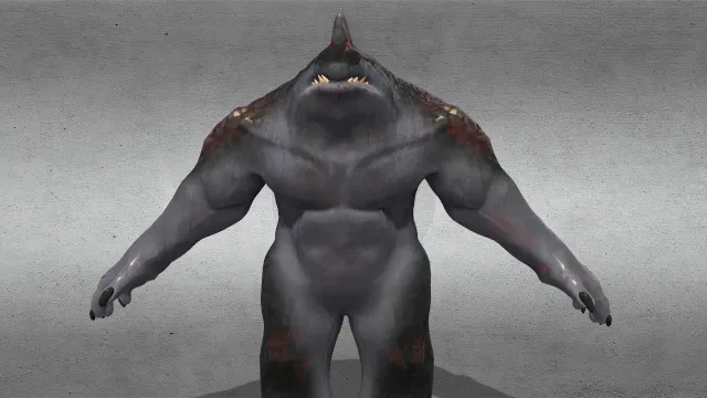 游戏角色怪物概念模型动画