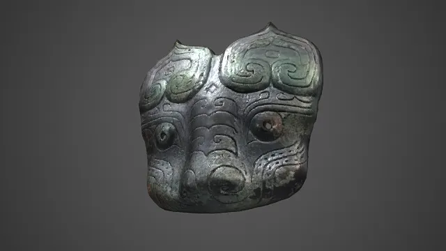 青铜器  兽面纹  云纹  浮雕  斑驳  历史感与艺术感