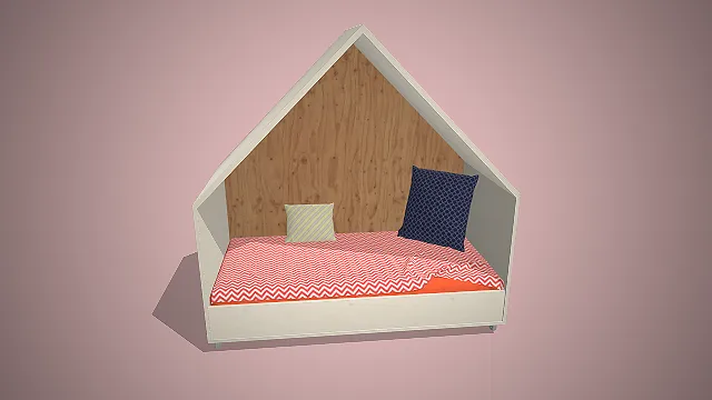 儿童床  房屋造型  温馨童趣  游戏休憩  居家卧室