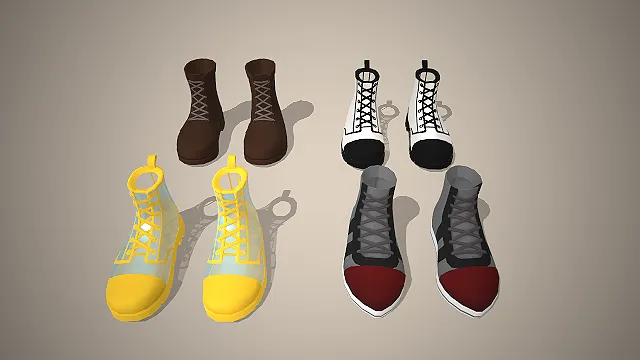 卡通风格  高帮马丁靴  系带设计  工装风