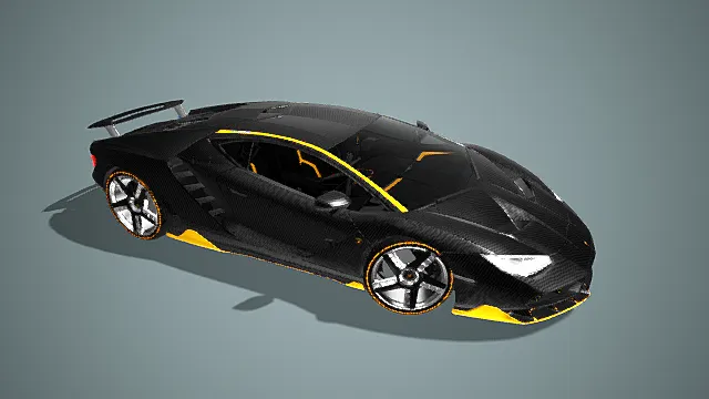 兰博基尼 Centenario LP-770 内饰 SDC 3D模型