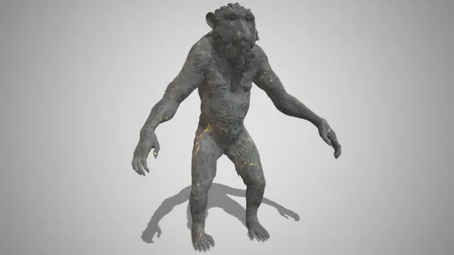 黑神话  受难猴  动物  妖怪  游戏模型