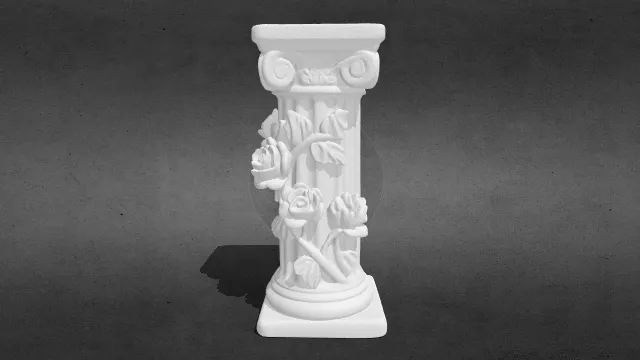 玫瑰花罗马柱obj.obj