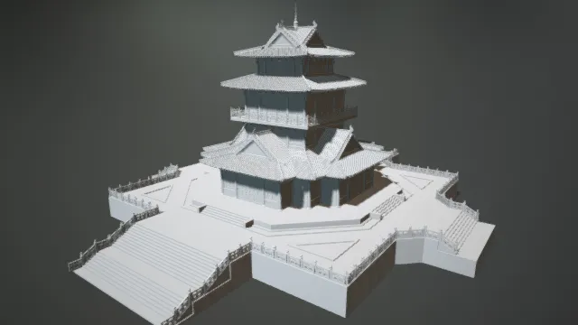 望海楼  古代建筑  高塔  东方传统建筑