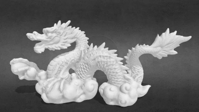 金龙戏珠云中游_obj.obj