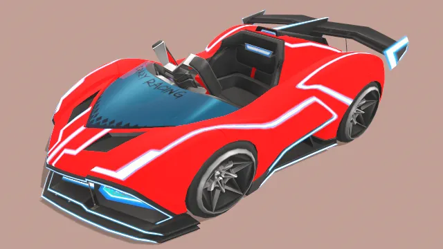 风格化黑色风暴卡特里德汽车跑车豪车敞篷车