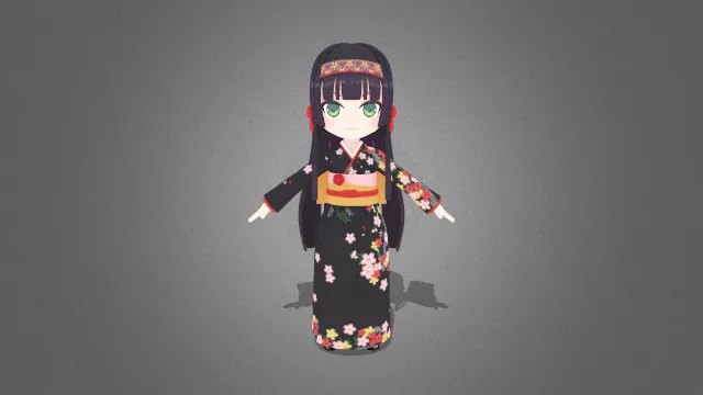 动漫 人物 和服 女人