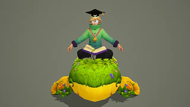 奇幻学霸：学士帽魔法浮球少年套装