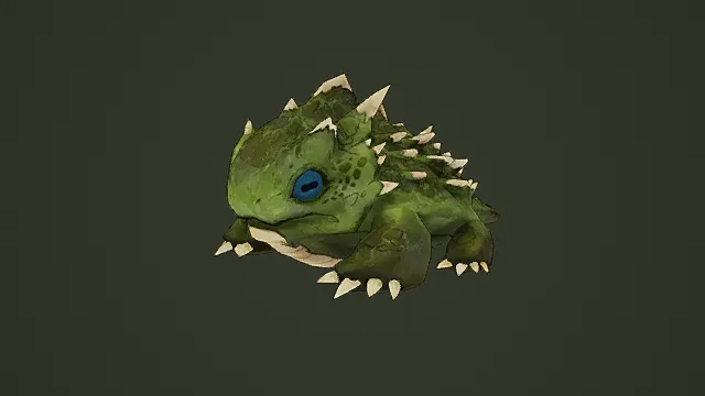 奇幻萌系风格小兽模型