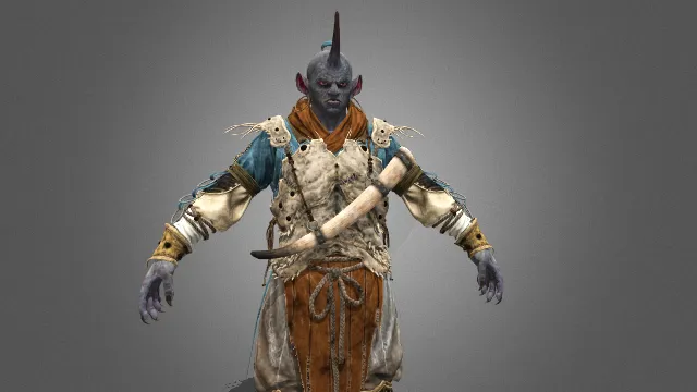 黑神话  火长老  妖怪  游戏建模  模型