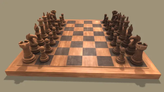 国际象棋 体育 棋盘 木制