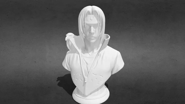 鼬 半身像obj.obj