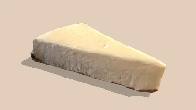 三角样的芝士蛋糕甜点食物