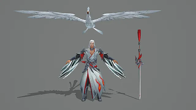 白鸿剑仙：国风仙禽法战套装