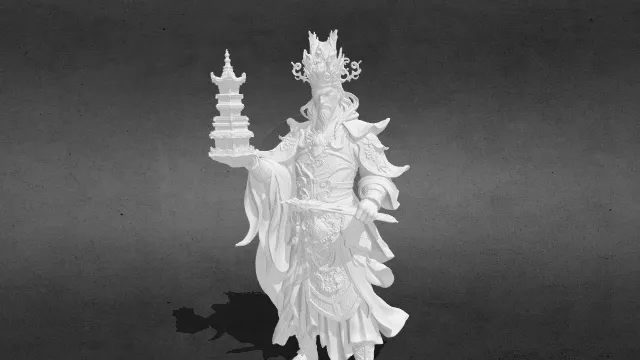 托塔天王stl.stl
