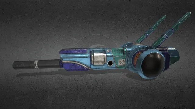 未来科幻飞船科技星枪武器炮弹