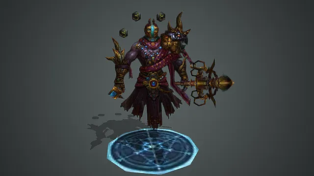 妖界秘仪法阵咒阵邪术师模型