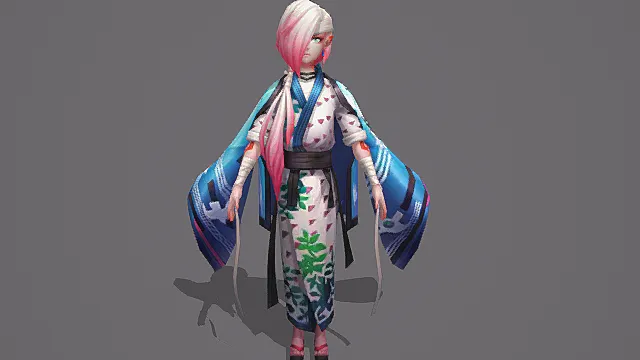 《阴阳师》久次良-海祭·归航 角色模型